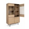 Rhett Glass Display Cabinet by MaxFurn Rhett Glass Display Cabinet by MaxFurn