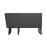Cerutti Faux Leather Corner Bench Grey Cerutti Faux Leather Corner Bench Grey