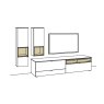 Andiamo Home - Media Wall Combination (AH10) Andiamo Home - Media Wall Combination (AH10)