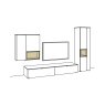 Andiamo Home - Media Wall Combination (AH12) Andiamo Home - Media Wall Combination (AH12)