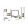 Andiamo Home - Media Wall Combination (AH13) Andiamo Home - Media Wall Combination (AH13)