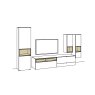 Andiamo Home - Media Wall Combination (AH21) Andiamo Home - Media Wall Combination (AH21)