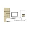 Andiamo Home - Media Wall Combination (AH32) Andiamo Home - Media Wall Combination (AH32)