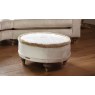 Harvard Round Footstool by Duresta Harvard Round Footstool by Duresta