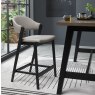 Regent Peppercorn Bar Stool (Grey Bonded Leather) by Bentley Designs Regent Peppercorn Bar Stool (Grey Bonded Leather) by Bentley Designs