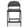 Regent Peppercorn Bar Stool (Dark Grey Velvet) by Bentley Designs Regent Peppercorn Bar Stool (Dark Grey Velvet) by Bentley Designs