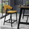Regent Peppercorn Bar Stool (Mustard Velvet) by Bentley Designs Regent Peppercorn Bar Stool (Mustard Velvet) by Bentley Designs