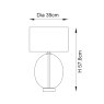 Kelda Oval Touch Table Lamp Kelda Oval Touch Table Lamp