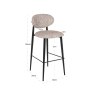 Dantes Bar Stool (Natural Geo) by Richmond Interiors Dantes Bar Stool (Natural Geo) by Richmond Interiors