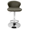 Rosano Gas-Lift Bar Stool (Olive Faux Leather & Chrome Base) by Bentley Designs Rosano Gas-Lift Bar Stool (Olive Faux Leather & Chrome Base) by Bentley Designs