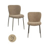 Dining Chair Odarby Brown Tweed (Set of 2) by Richmond Interiors Dining Chair Odarby Brown Tweed (Set of 2) by Richmond Interiors