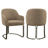 Dining Chair Hadley Brown Tweed by Richmond Interiors Dining Chair Hadley Brown Tweed by Richmond Interiors