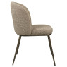 Dining Chair Elvi Mocca Chunky (Set of 2) by Richmond Interiors Dining Chair Elvi Mocca Chunky (Set of 2) by Richmond Interiors