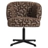 Dining Chair Dinan Brown Labyrinth - Swivel by Richmond Interiors