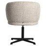 Dining Chair Dinan Cream Tweed - Swivel by Richmond Interiors Dining Chair Dinan Cream Tweed - Swivel by Richmond Interiors