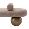 Bench Alexander Jones Brown Tweed (Geneva) by Richmond Interiors Bench Alexander Jones Brown Tweed (Geneva) by Richmond Interiors