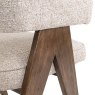 Dining Chair Mori Cream Tweed by Richmond Interiors Dining Chair Mori Cream Tweed by Richmond Interiors