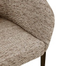 Dining Chair Kenzi Mocca Linear by Richmond Interiors Dining Chair Kenzi Mocca Linear by Richmond Interiors