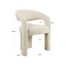 Dining Chair Soho Natural Linear by Richmond Interiors Dining Chair Soho Natural Linear by Richmond Interiors
