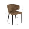Dining Chair Taylor Brandy Fusion by Richmond Interiors Dining Chair Taylor Brandy Fusion by Richmond Interiors