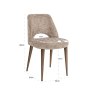 Dining Chair Delphine Lovely Nature (Set of 2) by Richmond Interiors Dining Chair Delphine Lovely Nature (Set of 2) by Richmond Interiors