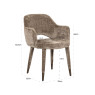 Dining Chair Donnatella Niagara Stone by Richmond Interiors Dining Chair Donnatella Niagara Stone by Richmond Interiors