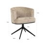 Dining Chair Cheyenne Desert Fusion Swivel by Richmond Interiors Dining Chair Cheyenne Desert Fusion Swivel by Richmond Interiors