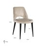 Dining Chair Tabitha Trendy Nature (Set of 2) by Richmond Interiors Dining Chair Tabitha Trendy Nature (Set of 2) by Richmond Interiors