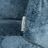 Dining Chair Amphara Blue Chenille by Richmond Interiors Dining Chair Amphara Blue Chenille by Richmond Interiors