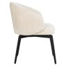 Dining Chair Amphara FR White Chenille by Richmond Interiors Dining Chair Amphara FR White Chenille by Richmond Interiors
