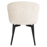 Dining Chair Amphara FR White Chenille by Richmond Interiors Dining Chair Amphara FR White Chenille by Richmond Interiors