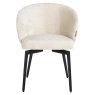 Dining Chair Amphara FR White Chenille by Richmond Interiors Dining Chair Amphara FR White Chenille by Richmond Interiors