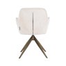 Dining Chair Aline White Chenille Swivel by Richmond Interiors Dining Chair Aline White Chenille Swivel by Richmond Interiors
