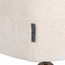 Dining Chair Aline White Chenille Swivel by Richmond Interiors Dining Chair Aline White Chenille Swivel by Richmond Interiors