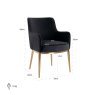 Dining Chair Breeze Quartz Anthracite (Set of 2) by Richmond Interiors Dining Chair Breeze Quartz Anthracite (Set of 2) by Richmond Interiors