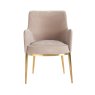 Dining Chair Breeze Khaki Velvet (Set of 2) by Richmond Interiors Dining Chair Breeze Khaki Velvet (Set of 2) by Richmond Interiors