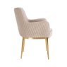 Dining Chair Breeze Khaki Velvet (Set of 2) by Richmond Interiors Dining Chair Breeze Khaki Velvet (Set of 2) by Richmond Interiors