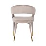 Dining Chair Gia Khaki Velvet by Richmond Interiors Dining Chair Gia Khaki Velvet by Richmond Interiors