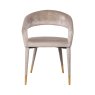 Dining Chair Gia Khaki Velvet by Richmond Interiors Dining Chair Gia Khaki Velvet by Richmond Interiors