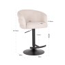 Bar Stool Nikki Biscotti Swivel by Richmond Interiors Bar Stool Nikki Biscotti Swivel by Richmond Interiors