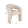 Dining Chair Belle Biscotti by Richmond Interiors Dining Chair Belle Biscotti by Richmond Interiors
