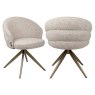 Dining Chair Zendaya Cayenne Brown Swivel by Richmond Interiors Dining Chair Zendaya Cayenne Brown Swivel by Richmond Interiors