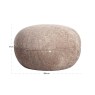 Pouffe & Footstool Jace Be Easy Sand by Richmond Interiors