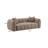 Sofa Hogan Mocca Chunky 3-Seater by Richmond Interiors Sofa Hogan Mocca Chunky 3-Seater by Richmond Interiors