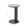 Sofa Side Table Ritz Brown by Richmond Interiors Sofa Side Table Ritz Brown by Richmond Interiors