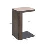 Sofa Side Table Nando Brown by Richmond Interiors Sofa Side Table Nando Brown by Richmond Interiors