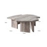 Coffee Table Westin Grey (Set of 3) by Richmond Interiors Coffee Table Westin Grey (Set of 3) by Richmond Interiors
