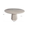 Dining Table Westin Grey 135cm by Richmond Interiors