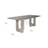 Dining Table Westin Grey 230 by Richmond Interiors Dining Table Westin Grey 230 by Richmond Interiors
