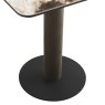 Langford 70 x 70cm Bistro Table (Brown) by Richmond Interiors Langford 70 x 70cm Bistro Table (Brown) by Richmond Interiors